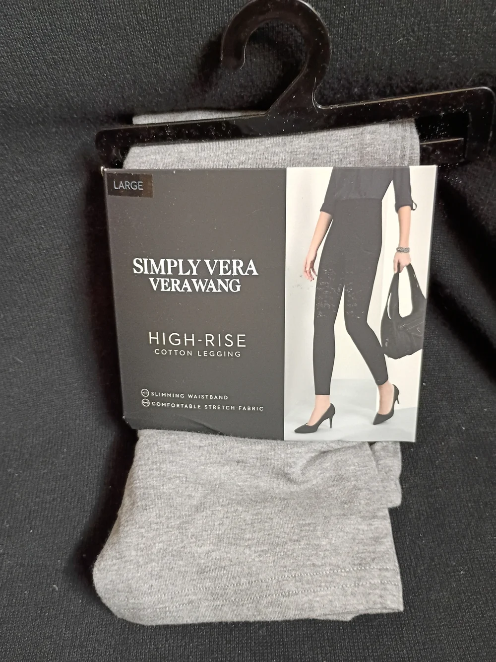 *NWT* Simply Vera Vera Wang High-Rise Cotton Leggings - Gray